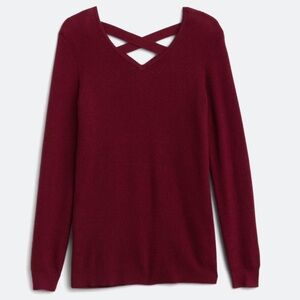 NWT Love Ellie Burgundy Sweater